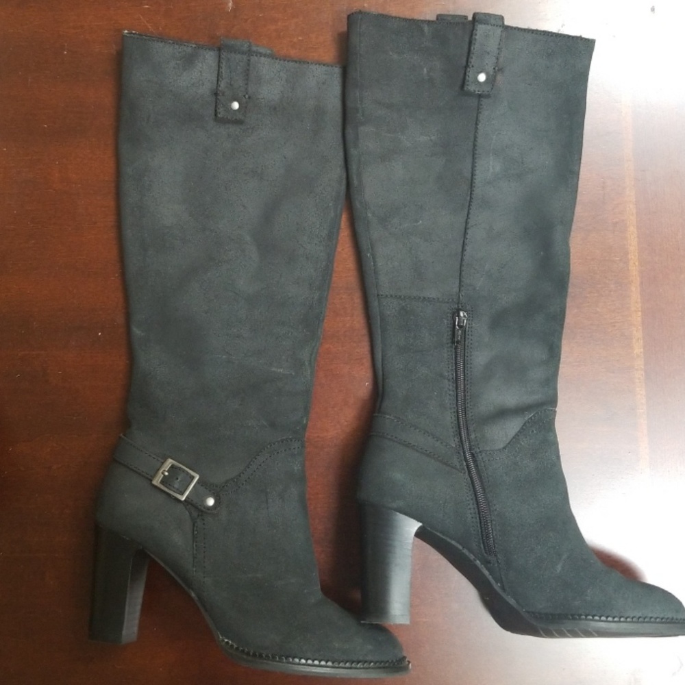 Nicole knee high leather boots. Barely used
